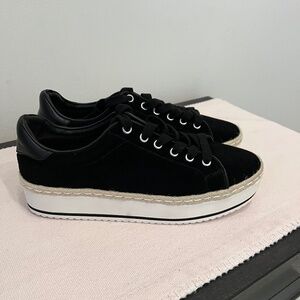 Brand New Steve Madden RULE Black Suede Women's Sneaker - Size 9